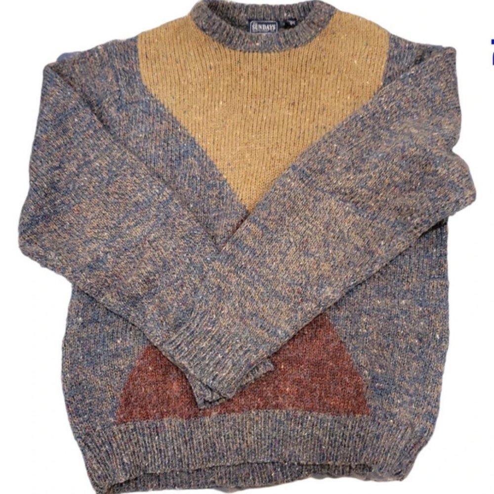 Sunday Sports Co Print Wool Sweater